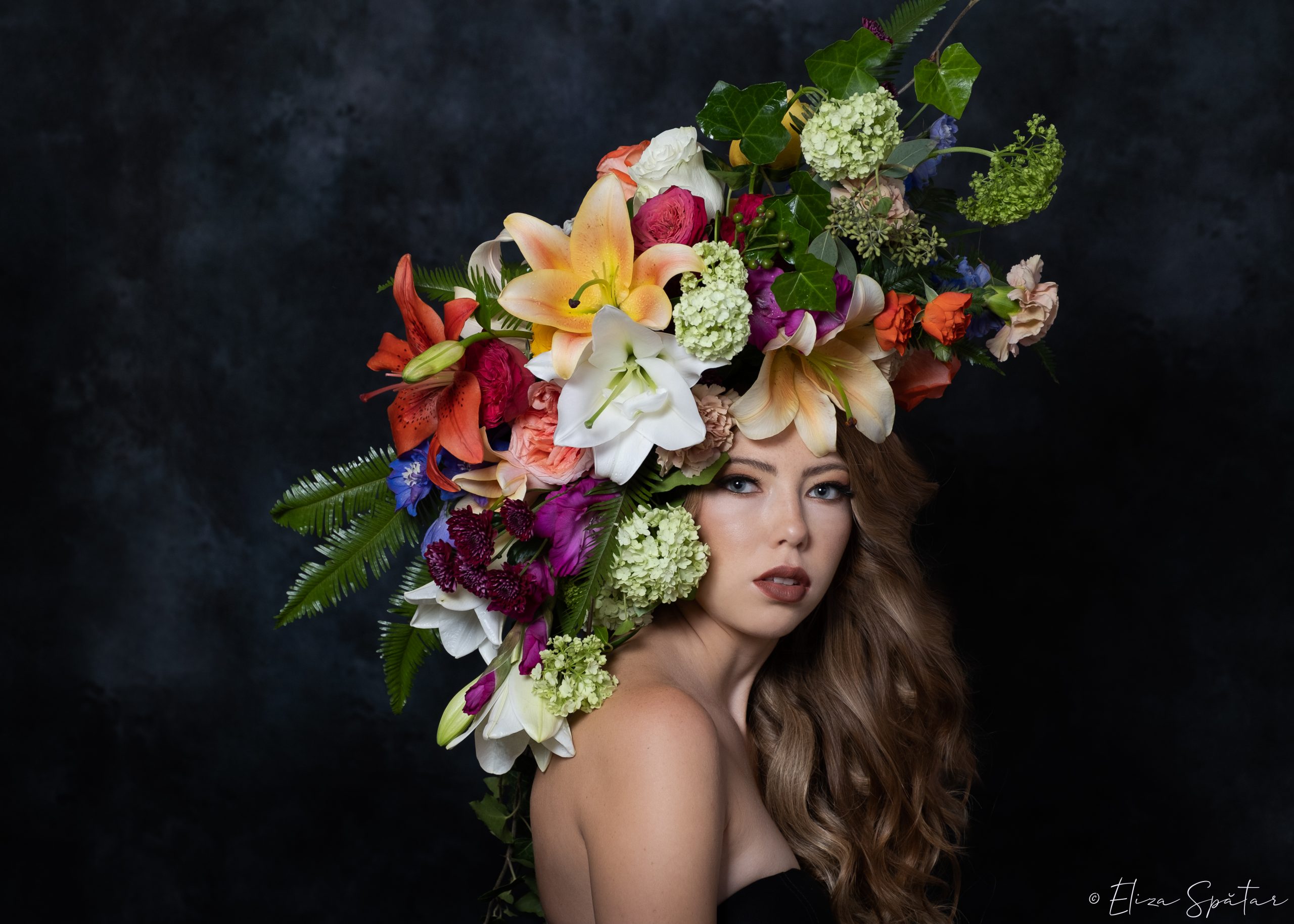 Lily headdress - 49171 - Posy Floralmarks (1)