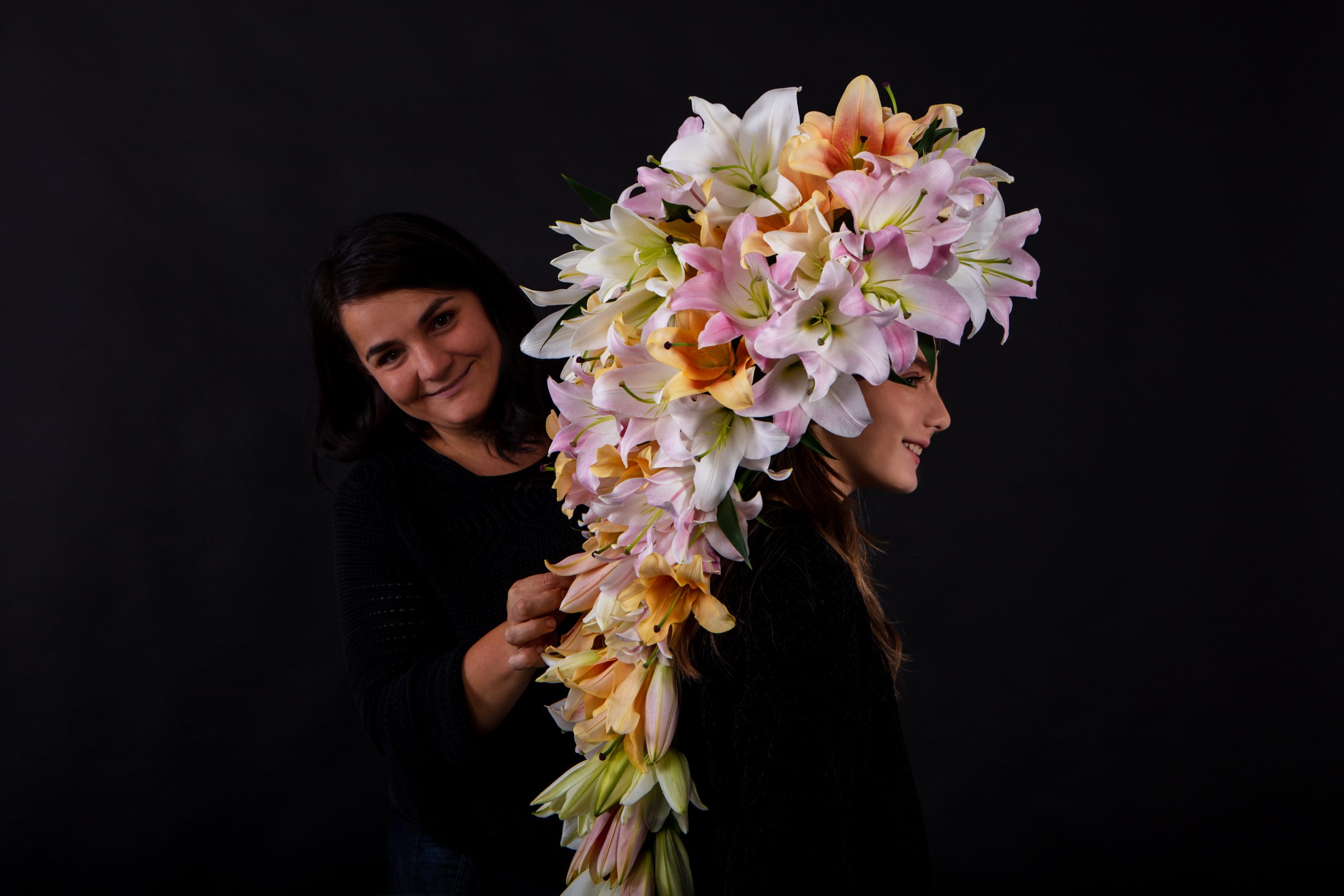 Lily headdress - 72514 - City Flowers (2)